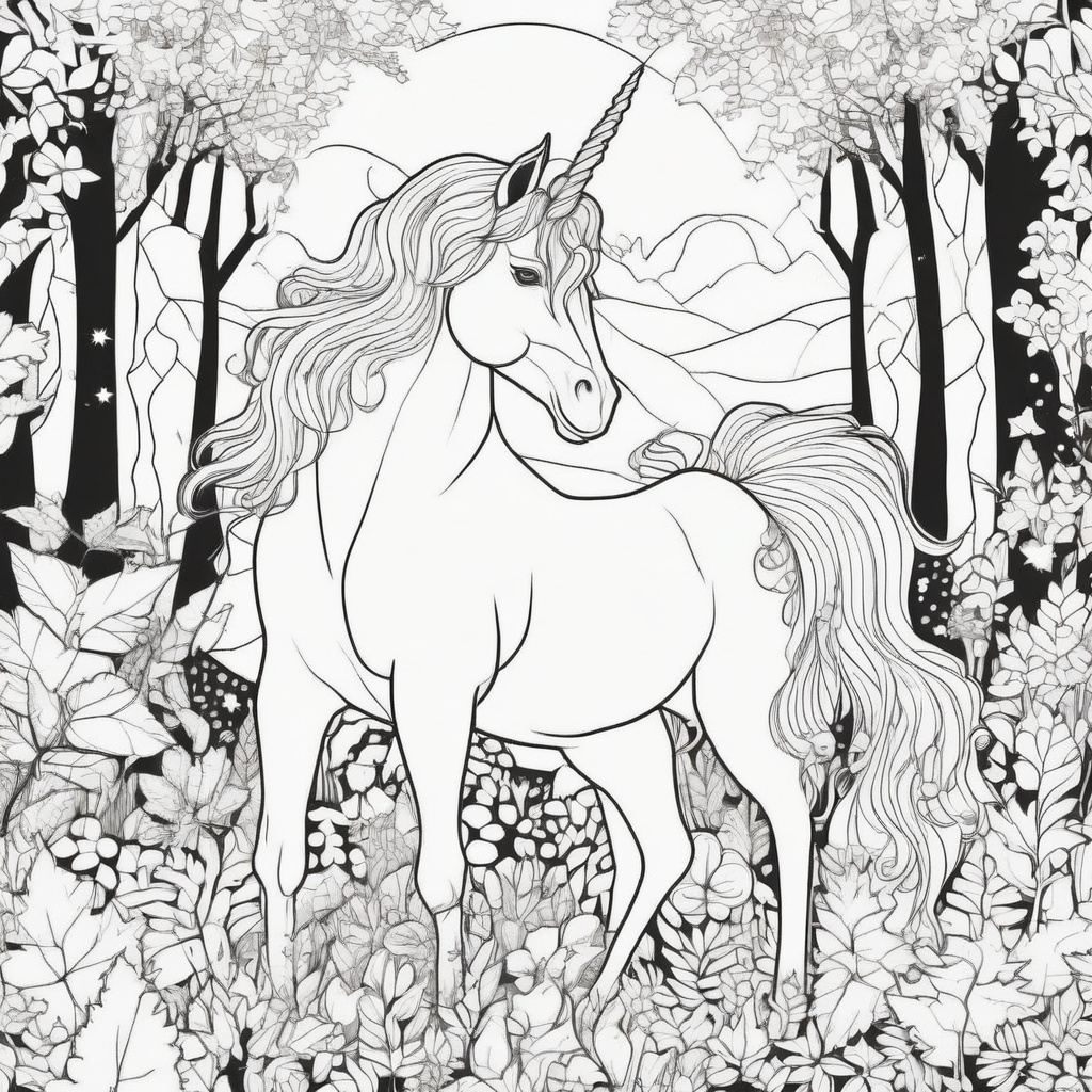 unicorn Coloring Page