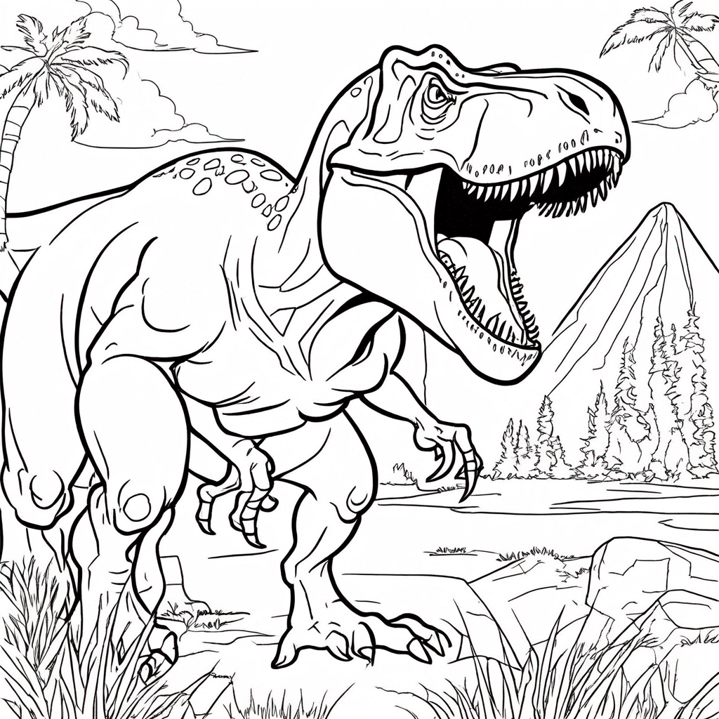 dinosaur Coloring Page